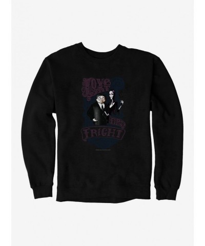 Unique The Addams Family Love At First Fright Sweatshirt $11.81 Sweatshirts