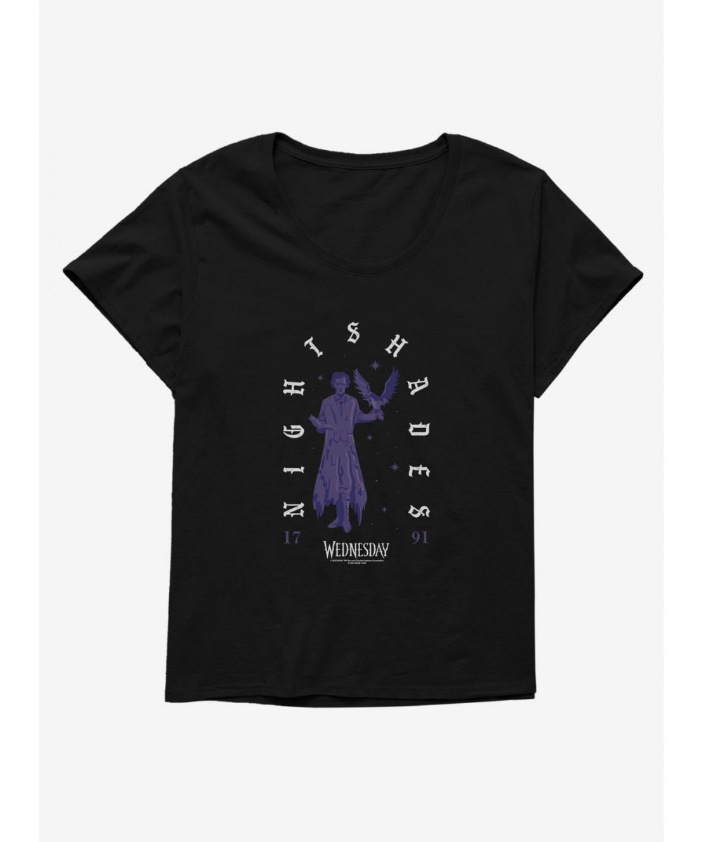 Pre-sale Discount Wednesday Nightshades Girls T-Shirt Plus Size $8.97 T-Shirts