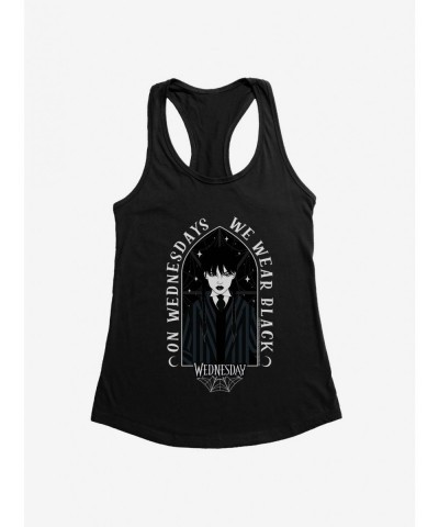 Low Price Wednesday Wear Black Girls Tank $10.71 Tanks