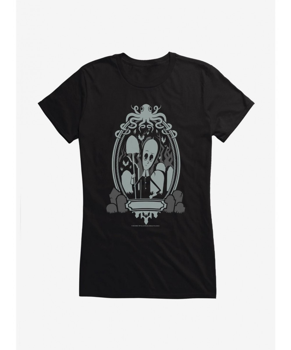 Discount Addams Family Wednesday Addams Girls T-Shirt $11.45 T-Shirts