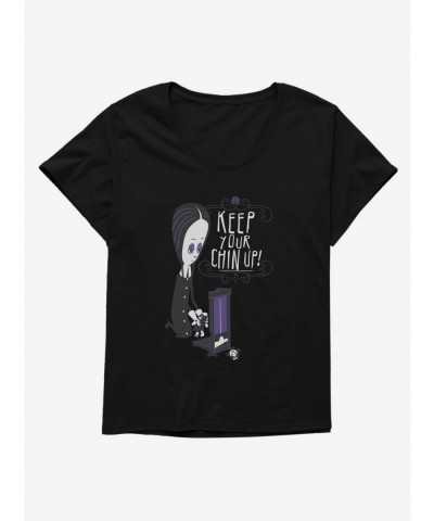 Low Price Addams Family Keep Your Chin Up! Girls T-Shirt Plus Size $14.95 T-Shirts