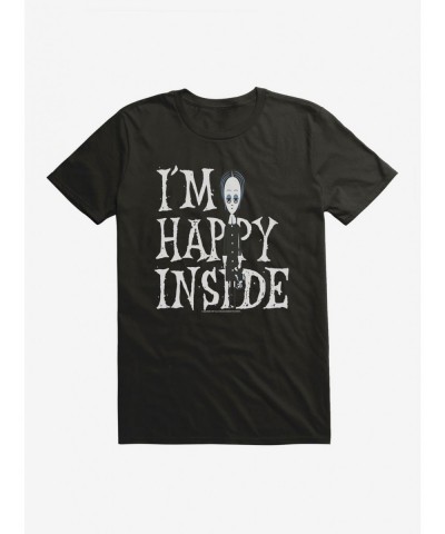 Absolute Discount Addams Family I'm Happy Inside T-Shirt $9.08 T-Shirts