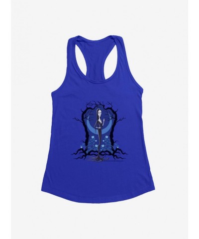 Exclusive The Addams Family 2 Morticia Blue Girls Tank $8.96 Tanks