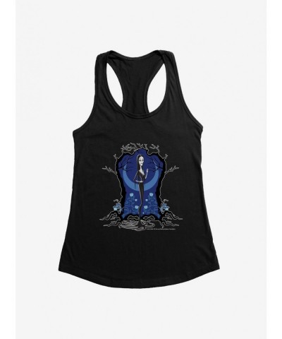 Exclusive The Addams Family 2 Morticia Blue Girls Tank $8.96 Tanks