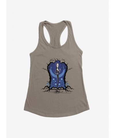 Exclusive The Addams Family 2 Morticia Blue Girls Tank $8.96 Tanks