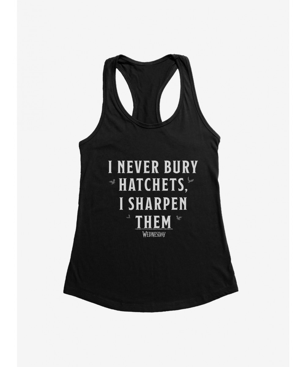 Special Wednesday I Never Bury Hatchets Girls Tank $9.71 Tanks