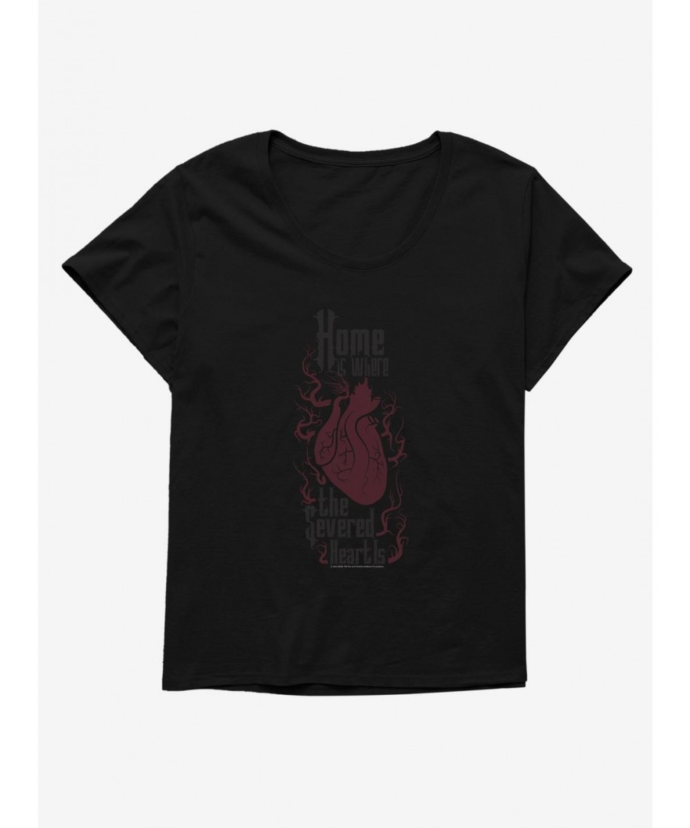 Big Sale Addams Family Severed Heart Girls T-Shirt Plus Size $14.35 T-Shirts