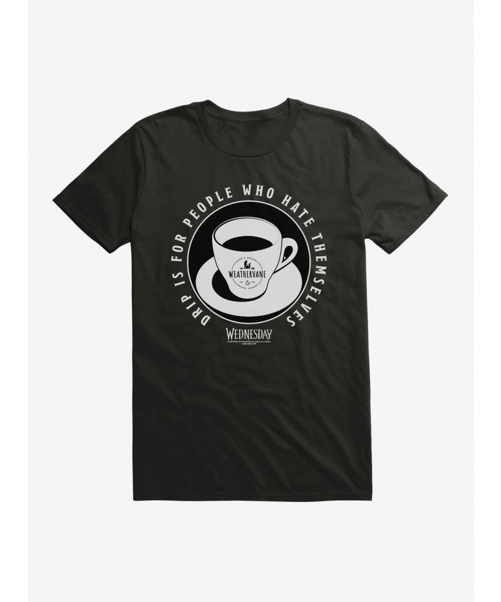 Clearance Wednesday Weathervane Drip Coffee T-Shirt $10.76 T-Shirts