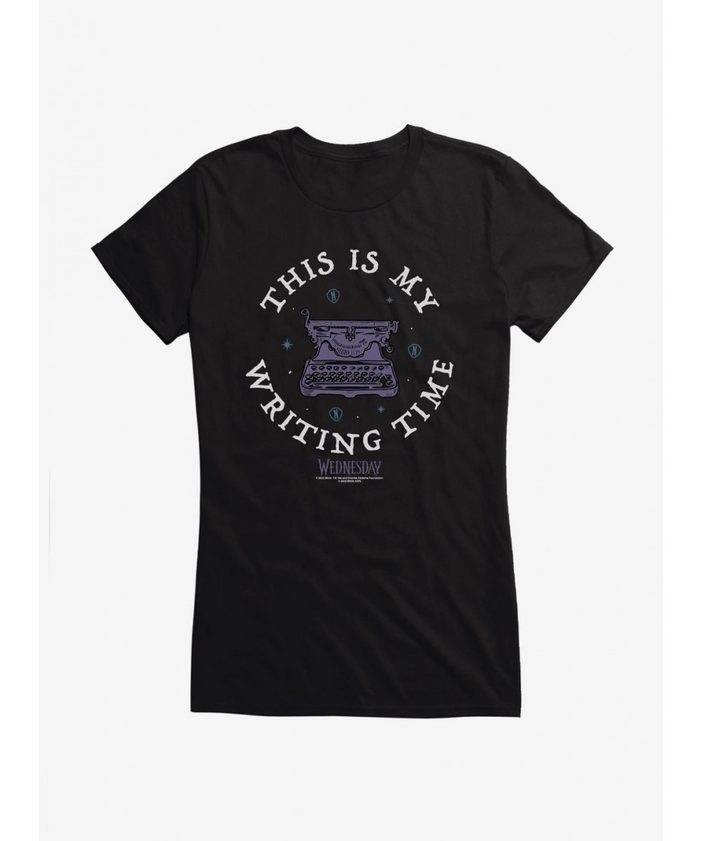 Trendy Wednesday This Is My Writing Time Girls T-Shirt $10.46 T-Shirts