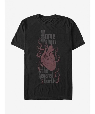 Seasonal Sale The Addams Family Heart and Home T-Shirt $11.23 T-Shirts