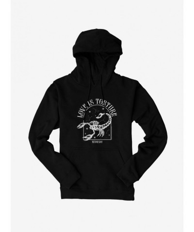 Exclusive Price Wednesday Love Is Torture Hoodie $20.21 Hoodies