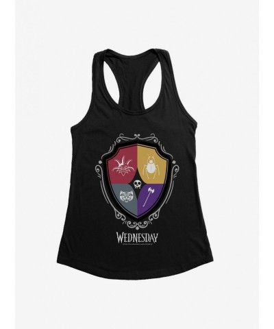 Wholesale Wednesday Nevermore Academy Crest Icons Girls Tank $10.21 Tanks