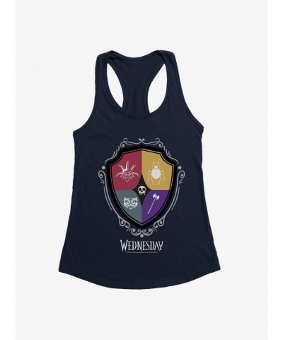 Wholesale Wednesday Nevermore Academy Crest Icons Girls Tank $10.21 Tanks