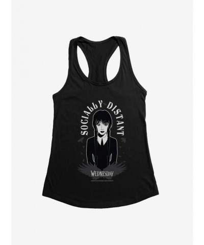 Hot Sale Wednesday Socially Distant Girls Tank $7.72 Tanks