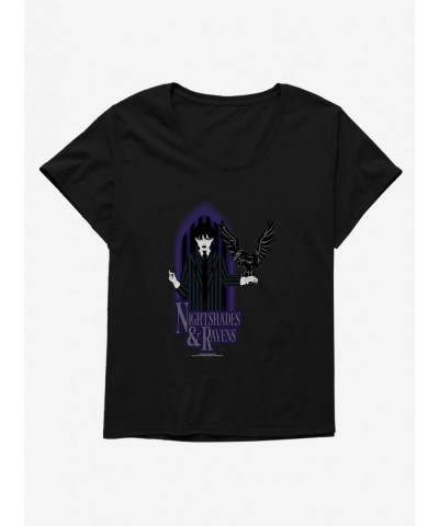 Best Deal Wednesday Raven Girls T-Shirt Plus Size $9.57 T-Shirts