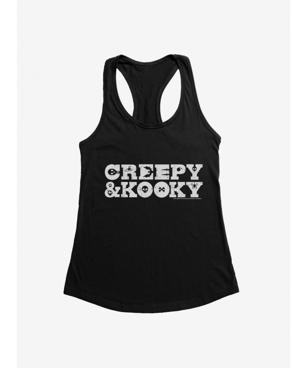 Discount Sale Addams Family Creepy & Kooky Girls Tank $7.97 Tanks