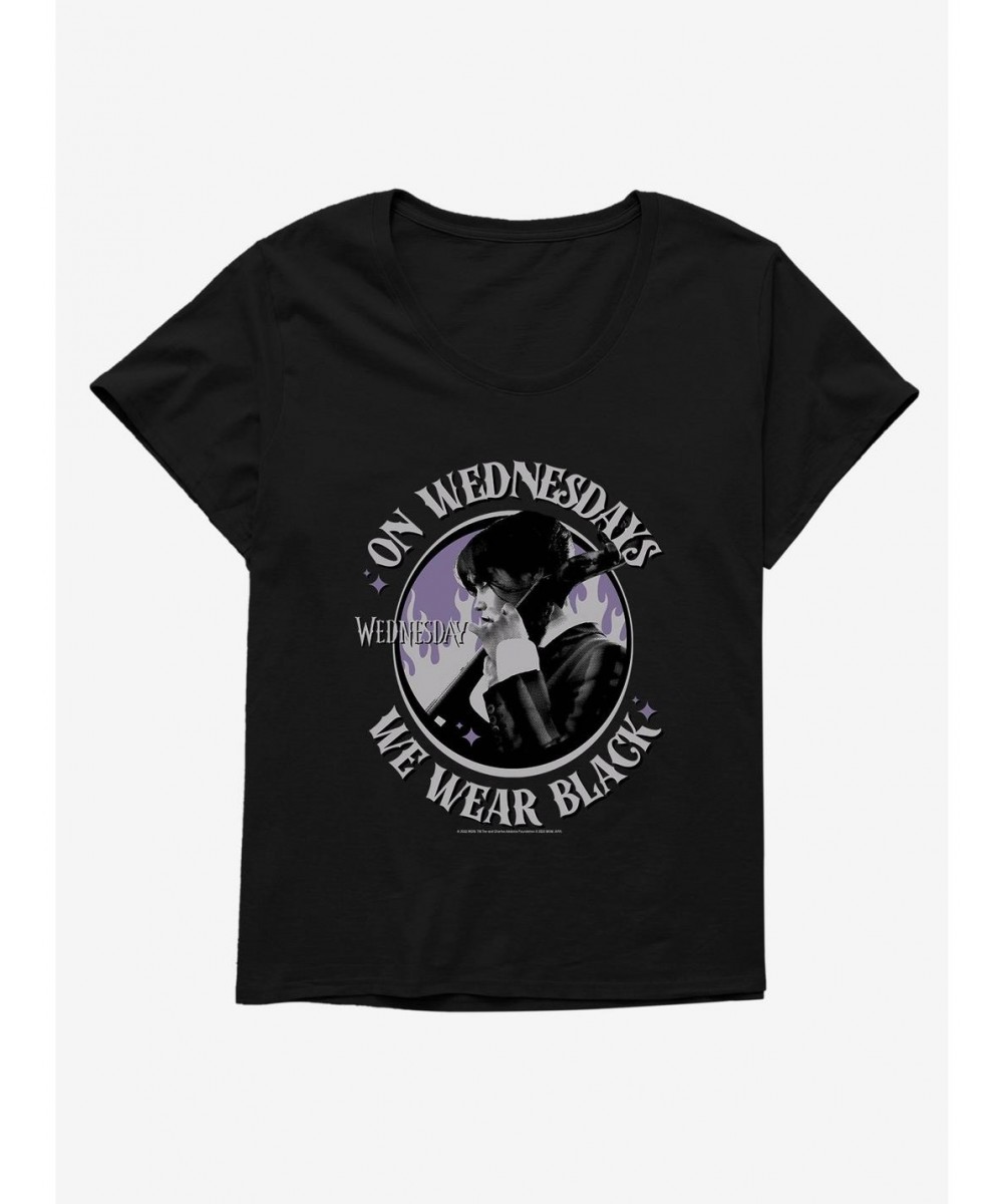 Special Wednesday Cello We Wear Black Girls T-Shirt Plus Size $14.35 T-Shirts