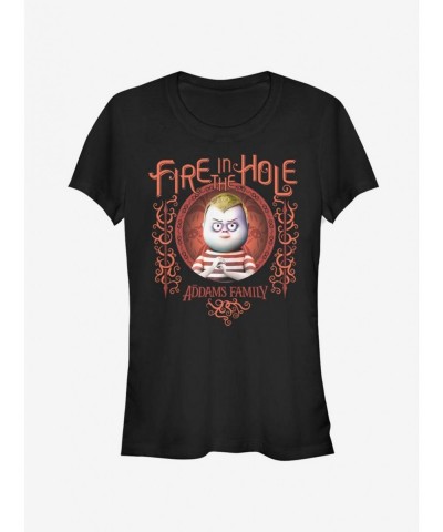 Unique The Addams Family Fire In The Hole Girls T-Shirt $7.97 T-Shirts