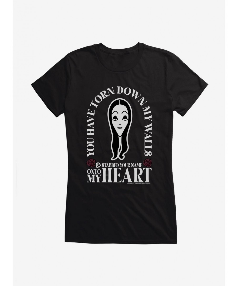 Hot Sale Addams Family Movie Torn Down My Walls Girls T-Shirt $7.97 T-Shirts