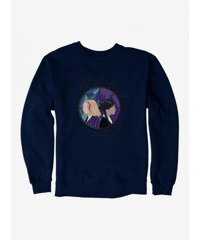 Exclusive Wednesday TV Series Enid And Wednesday Portrait Sweatshirt $16.24 Sweatshirts