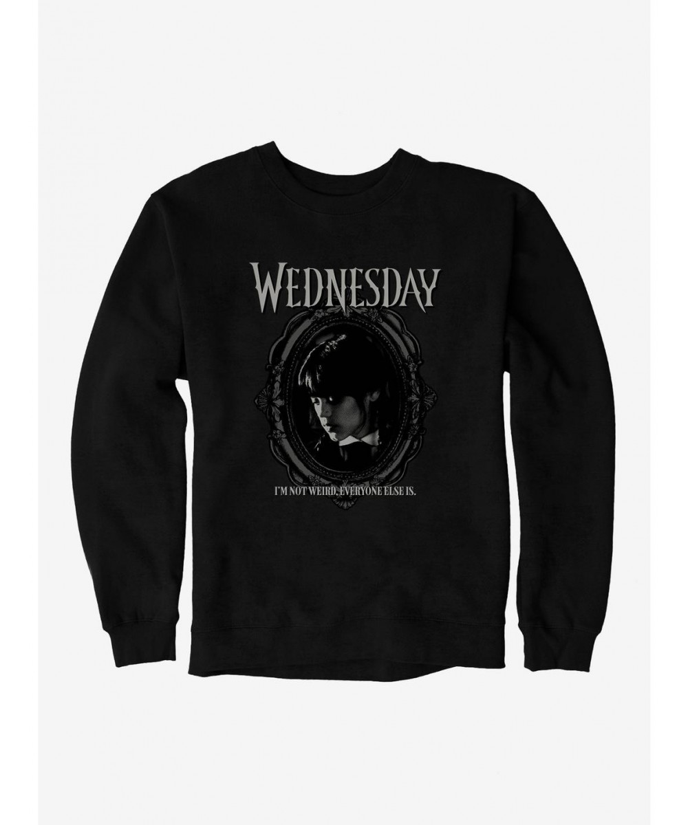 Exclusive Wednesday I'm Not Weird Sweatshirt $16.97 Sweatshirts