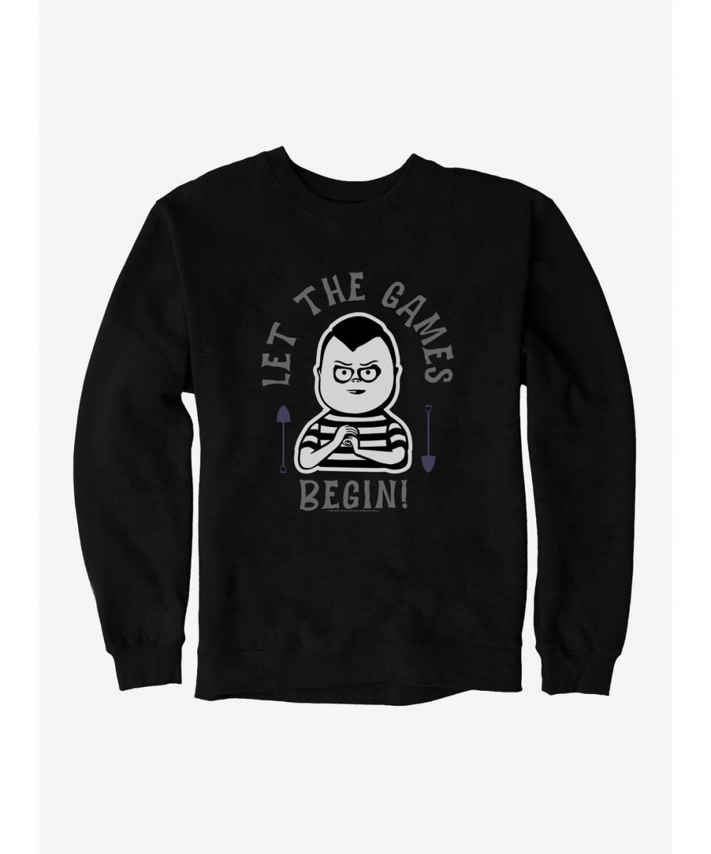 Premium The Addams Family Games Begin Sweatshirt $15.50 Sweatshirts