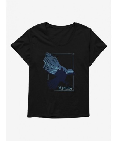 Big Sale Wednesday TV Series Raven Girls T-Shirt Plus Size $13.75 T-Shirts