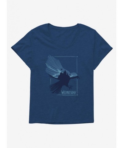 Big Sale Wednesday TV Series Raven Girls T-Shirt Plus Size $13.75 T-Shirts