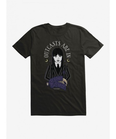 Cheap Sale Wednesday Outcasts Are In T-Shirt $7.89 T-Shirts