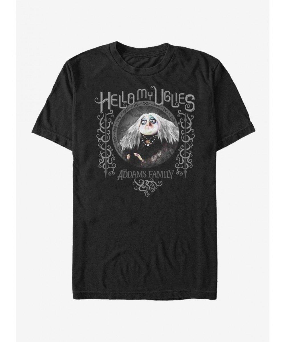 Unique The Addams Family Hello My Uglies T-Shirt $11.95 T-Shirts