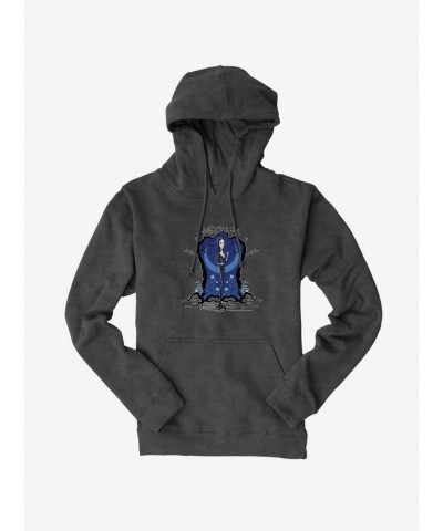 Exclusive Price The Addams Family 2 Morticia Blue Hoodie $20.21 Hoodies