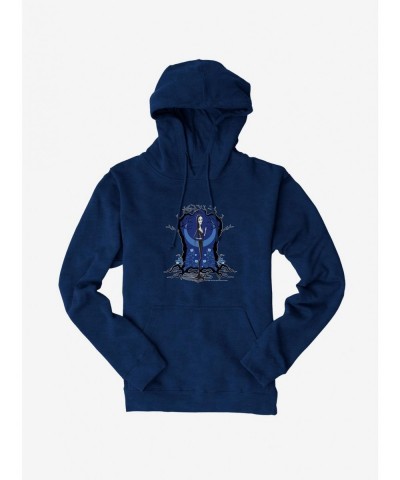 Exclusive Price The Addams Family 2 Morticia Blue Hoodie $20.21 Hoodies