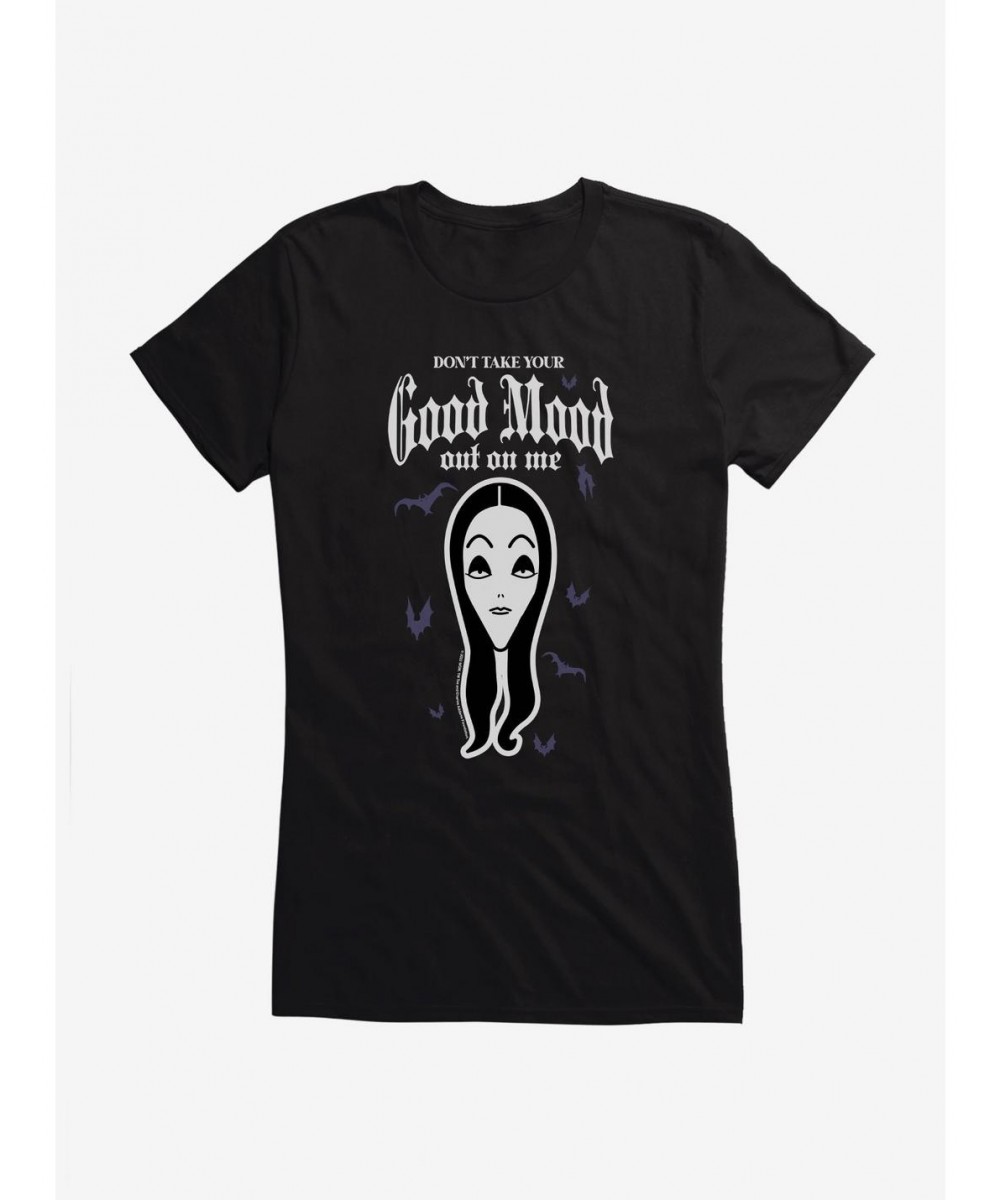 Unique Addams Family Movie Good Mood Girls T-Shirt $8.47 T-Shirts