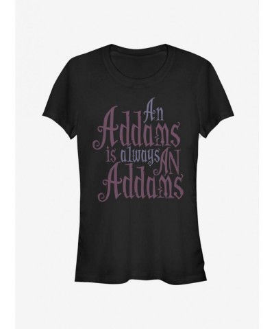 Huge Discount The Addams Family Always An Addams Girls T-Shirt $12.20 T-Shirts