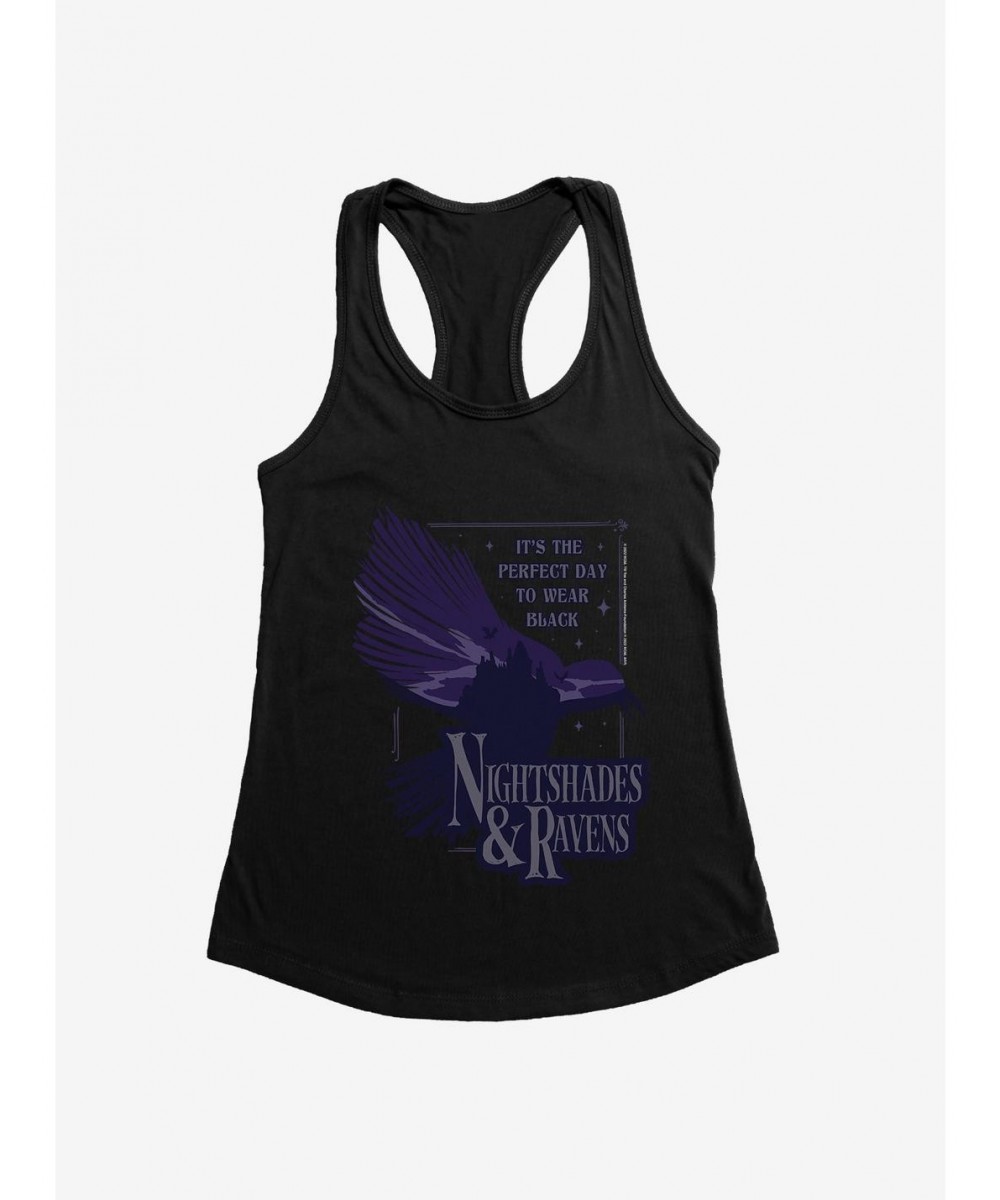 Hot Selling Wednesday Nightshades & Ravens Girls Tank $8.47 Tanks