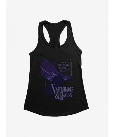 Hot Selling Wednesday Nightshades & Ravens Girls Tank $8.47 Tanks