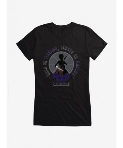 Limited Time Special Wednesday Always An Addams Girls T-Shirt $10.46 T-Shirts