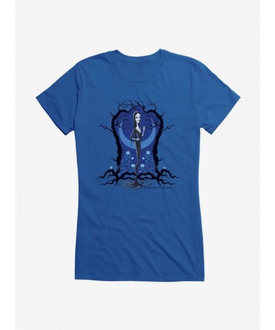 Value for Money The Addams Family 2 Morticia Blue Girls T-Shirt $8.72 T-Shirts