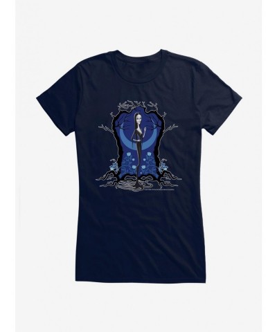 Value for Money The Addams Family 2 Morticia Blue Girls T-Shirt $8.72 T-Shirts