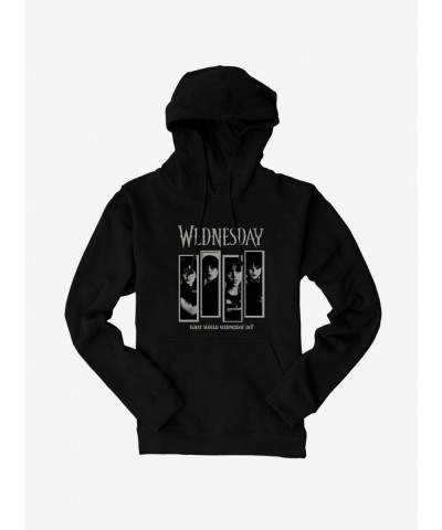 Special Wednesday What Would Wednesday Do? Panels Hoodie $15.27 Hoodies