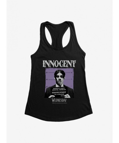 High Quality Wednesday Innocent Gomez Mug Shot Girls Tank $9.96 Tanks