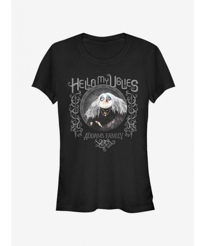 Fashion The Addams Family Hello My Uglies Girls T-Shirt $9.46 T-Shirts