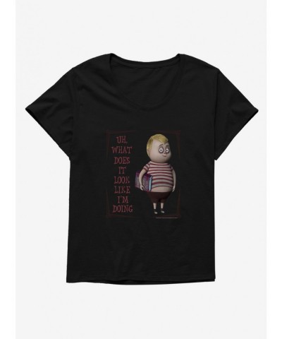 Huge Discount Addams Family Head Shrinking Girls T-Shirt Plus Size $11.36 T-Shirts