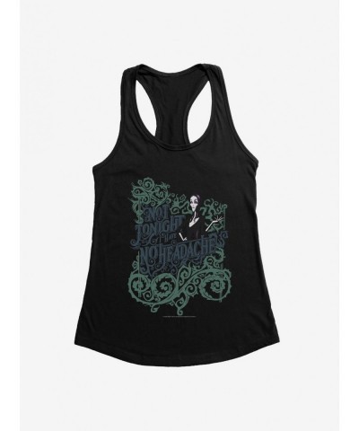 Seasonal Sale Addams Family Not Tonight Girls Tank $7.47 Tanks