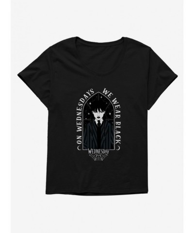 Unique Wednesday Wear Black Girls T-Shirt Plus Size $11.66 T-Shirts