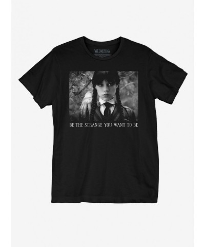 Low Price Wednesday Be The Strange Portrait Boyfriend Fit Girls T-Shirt $9.46 T-Shirts