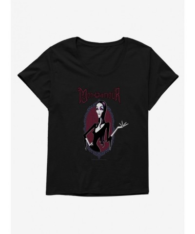 High Quality Addams Family Movie Mon Amour Girls T-Shirt Plus Size $12.56 T-Shirts