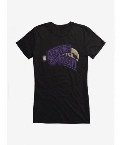 Limited Time Special Wednesday Nevermore Academy Girls T-Shirt $11.70 T-Shirts