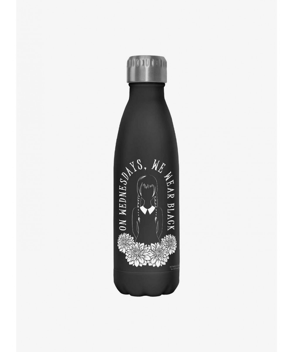 Seasonal Sale Wednesday We Wear Black Water Bottle $7.97 Water Bottles