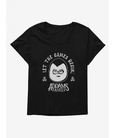 Bestselling Addams Family Movie Let The Games Begin Girls T-Shirt Plus Size $11.66 T-Shirts